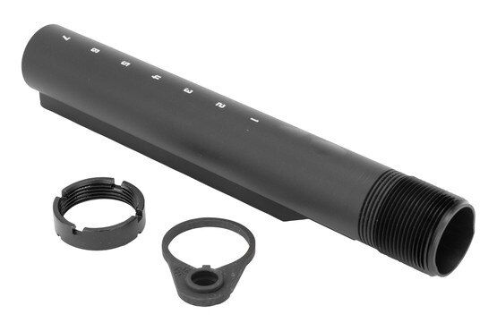 Noveske Rifleworks AR-15 A5 Buffer Tube includes a Noveske marked QD End Plate